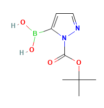 <em>1</em>-BOC-5-吡唑<em>硼酸</em>（含不等量酸酐），1217500-<em>54</em>-3，97%