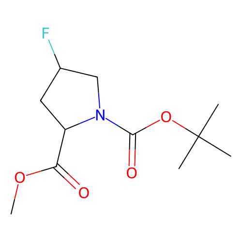 N-<em>Boc</em>-反式-4-氟-L-<em>脯氨酸</em>甲酯，203866-18-6，97%