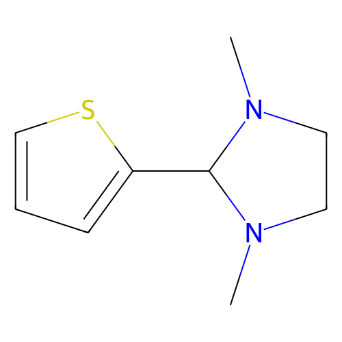 1,3-二甲基-2-(2-<em>噻吩</em>基)咪唑<em>烷</em>，104208-13-1，96%