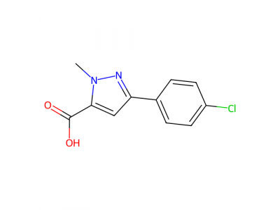 3-(4-氯苯基)-1-甲基-1H-吡唑-5-羧酸，1015868-48-0，95%