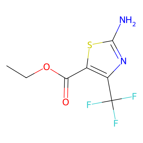 <em>2</em>-氨基-4-(<em>三</em><em>氟</em><em>甲基</em>)噻唑-<em>5</em>-<em>羧酸</em>乙酯，344-72-9，97%