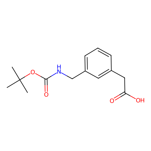 Boc-3-氨基甲基-苯乙酸，71420-95-6，96