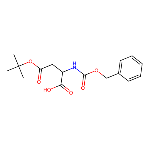Cbz-D-<em>天冬氨酸</em> 4-叔丁酯一<em>水</em>物，71449-08-6，98%