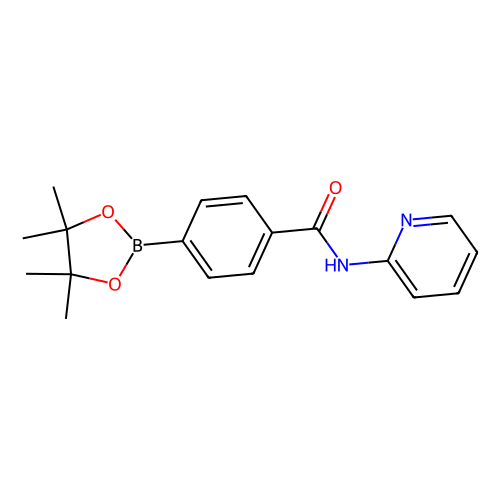 N-(吡啶-<em>2</em>-基)-4-(4,4,5,5-四<em>甲基</em>-1,3,2-二氧硼杂环<em>戊烷</em>-<em>2</em>-基)苯甲酰胺，1383385-<em>64</em>-5，97%