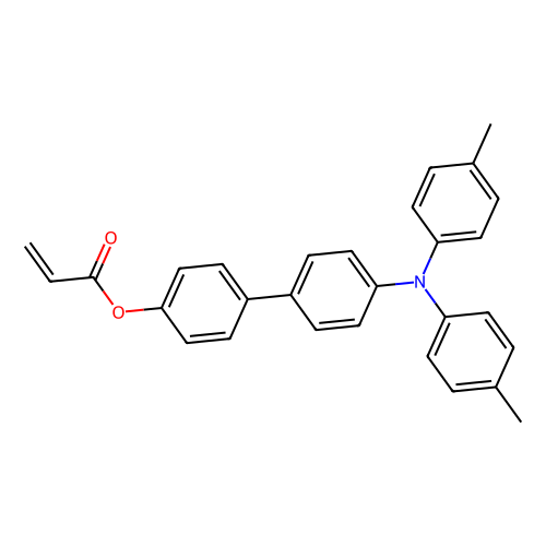 丙烯酸4'-(二-p-甲苯<em>氨基</em>)-[1,1'-<em>联苯</em>]-4-基酯，152636-45-8，≥97%