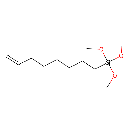 三甲氧基(7-<em>辛烯</em>-1-基)硅烷，52217-57-9，90%