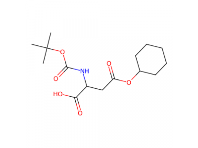 N-叔丁氧羰酰基-D-天冬氨酸4-环己酯，112898-18-7，98%