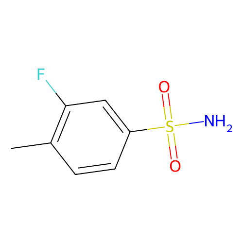 <em>3</em>-氟-4-甲基<em>苯</em><em>磺</em><em>酰胺</em>，329909-29-7，97%