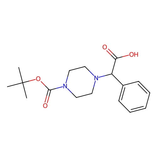 2-(4-叔丁氧基甲酰基哌嗪基)-2-苯乙酸，347186-49-6，97.0% (HPLC