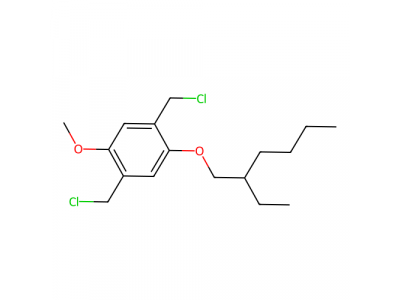 2,5-二(氯甲基)- 1-甲氧基-4- (2-乙基已氧基)-苯，146370-52-7，98%
