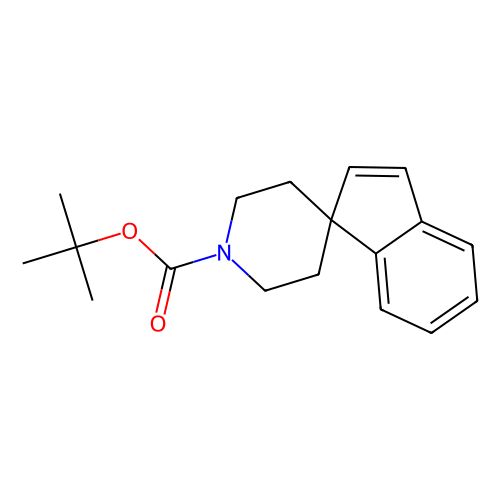 螺环[<em>茚</em>-1,4'-哌啶]-1'-<em>羧酸</em>叔丁酯，137419-24-0，95%
