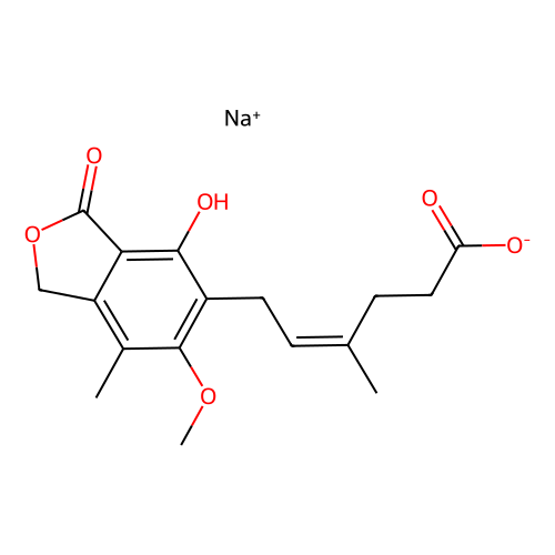 麦考酚酸钠，37415-62-6，98