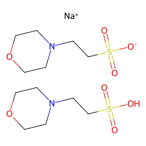 吗啉乙磺酸<em>半</em>钠盐，117961-21-4，≥98%