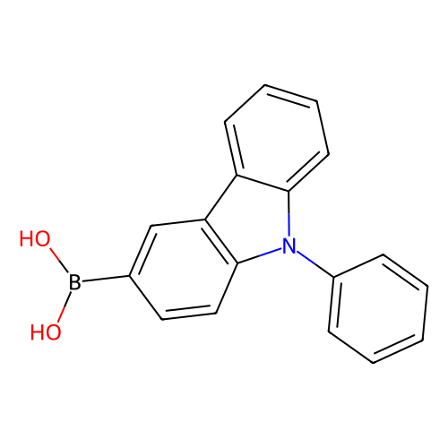 <em>9</em>-苯基咔唑-3-硼酸 (含不定量的酸酐)，854952-<em>58</em>-2，98%