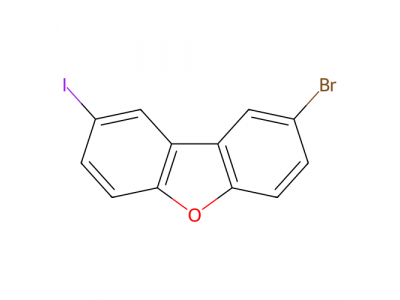 2-溴-8-碘二苯并呋喃，916435-41-1，98%