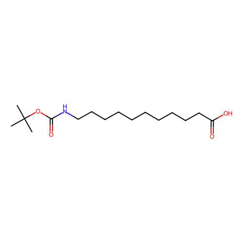 11-[(叔丁氧羰基)氨基]<em>十一</em><em>烷</em>酸，10436-25-6，98%