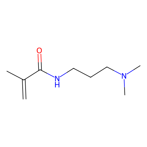 <em>N</em>-(3-二甲氨基丙基)<em>甲基</em><em>丙烯酰胺</em>，5205-93-6，98%
