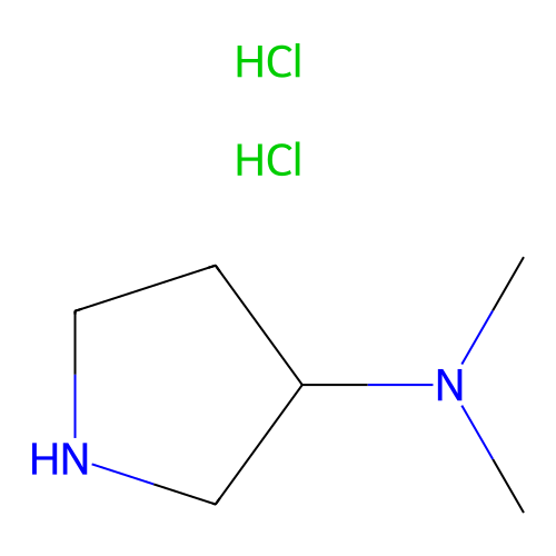 3-(<em>二甲胺</em>基)吡咯<em>烷</em>双盐酸盐，50534-42-4，97%