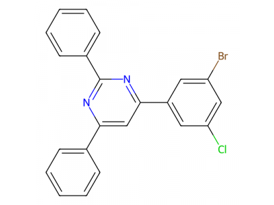4-(3-溴-5-氯苯基)-2,6-二苯基嘧啶，2088827-93-2，97%