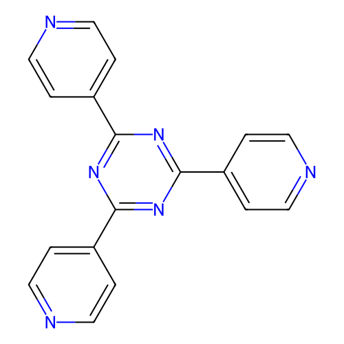 2,<em>4</em>,6-三(<em>4</em>-吡啶基)-<em>1,3</em>,5-三嗪(升华精制品)，42333-78-8，>97.0%(N)