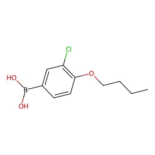 4-<em>丁</em>氧基-3-氯苯基硼酸(含有数量不等的<em>酸酐</em>)，480438-55-9，96%