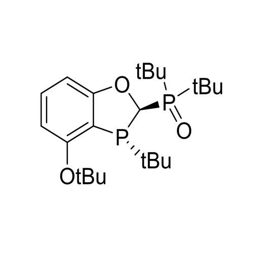 ((<em>2R</em>,<em>3R</em>)-4-(叔丁氧基)-3-(叔丁基)-2,3-二氢苯并[d][1,3]氧膦杂环-2-基)二叔丁基氧化膦，97%，99% ee