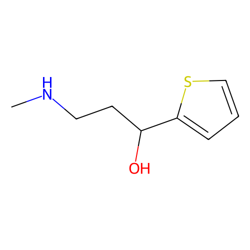 (S)-3-(甲氨基)-<em>1</em>-(2-噻吩基)-<em>1</em>-丙醇，116539-55-0，>98.0%(GC)