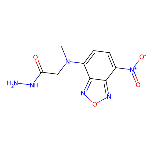 <em>NBD</em>-CO-Hz [=4-(N-肼羰甲基-N-甲氨基)-7-硝基-2,1,3-苯并恶二唑][用于高效液相色谱标记]，221263-97-4，>95.0%(HPLC)
