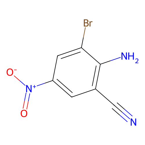 <em>2</em>-氨基-3-溴-5-<em>硝基苯</em><em>甲</em><em>腈</em>，17601-94-4，98%
