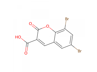 6,8-二溴香豆素-3-羧酸，3855-87-6，97%