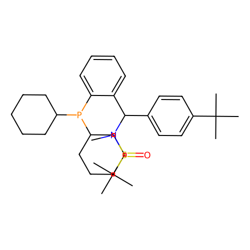 [<em>S</em>(<em>R</em>)]-<em>N</em>-[(<em>R</em>)-[2-(二环己基膦)苯基](4-叔丁基苯基)甲基]-<em>N</em>-甲基-2-叔丁基亚磺酰胺，2565792-61-0，≥95%