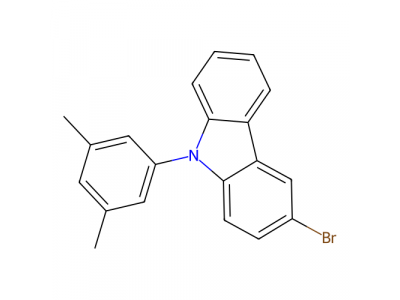 3-溴-9-(3,5-二甲基苯基)-9H-咔唑，1141017-77-7，98.0%