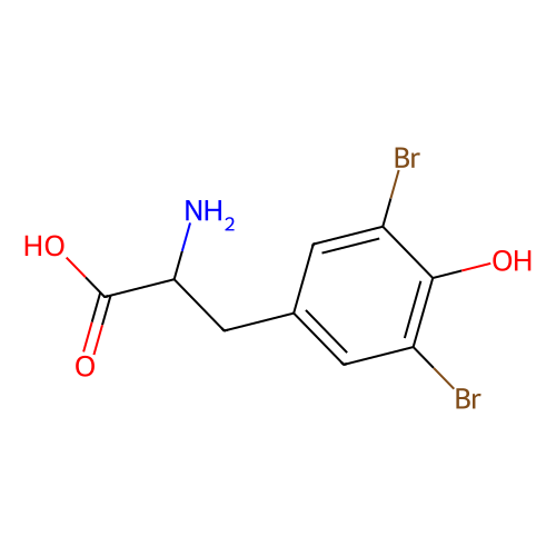 3,5-二溴-<em>L</em>-酪氨酸，<em>300</em>-38-9，>96.0%(T)