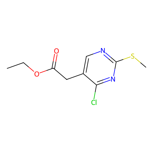 4-氯-<em>2</em>-<em>甲基</em>硫代-5-嘧啶<em>乙酸乙酯</em>，61727-34-2，97%