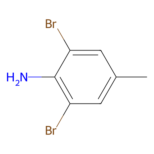 <em>2</em>,6-二<em>溴</em>-<em>4</em>-<em>甲基</em><em>苯胺</em>，6968-24-7，>98.0%(GC)