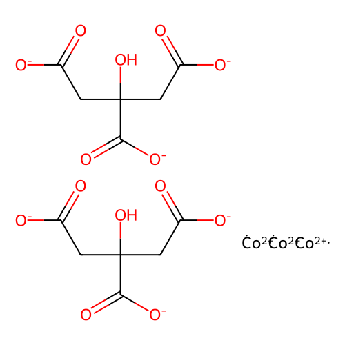 柠檬酸钴（<em>II</em>）水合物，866-81-9，95%