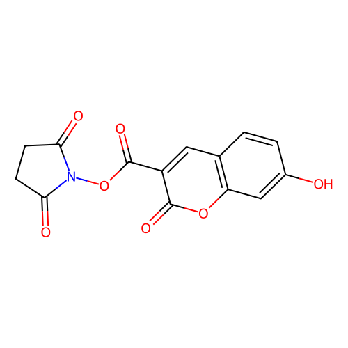 7-羟基<em>香</em><em>豆</em><em>素</em>-3-羧酸琥珀酰亚胺酯，134471-24-2，97%