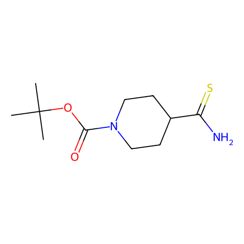 N-Boc-哌啶-4-<em>硫</em><em>代</em>甲<em>酰胺</em>，214834-18-1，98%