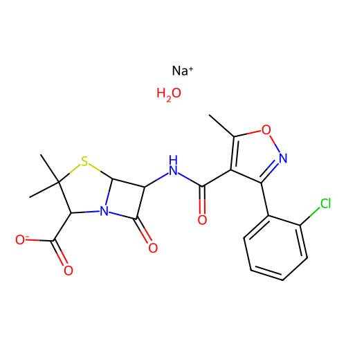 邻氯西林<em>钠</em><em>一水合物</em>，7081-44-9，98%