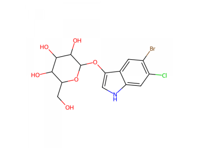 5-溴-6-氯-3-吲哚-β-D-吡喃葡萄糖苷，93863-89-9，≥98.0%