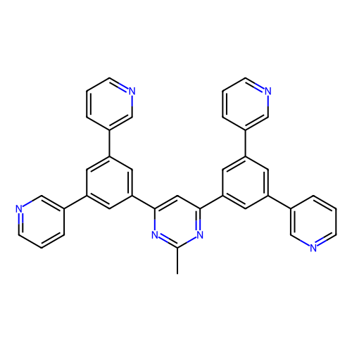 4,6-双(3,5-二-3-吡啶基苯基)-2-甲基嘧啶，925425-96-3，98% (HPLC