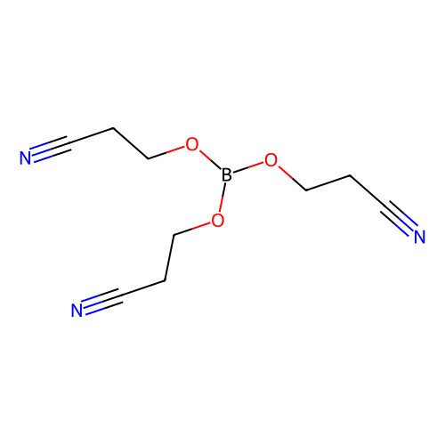 三(2-氰<em>乙基</em>)硼酸酯，126755-67-<em>7</em>，>98.0%(T)