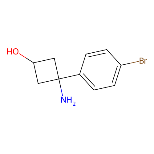 3-氨基-3-(4-<em>溴</em>苯基)环<em>丁醇</em>，1199556-66-5，95%
