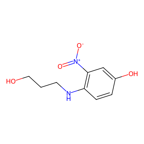 3-硝基-<em>4</em>-(<em>2</em>-羟丙氨基)苯酚，92952-81-3，95%