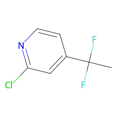 2-氯-<em>4</em>-(<em>1</em>,1-二氟<em>乙基</em>)<em>吡啶</em>，1204295-63-5，95%