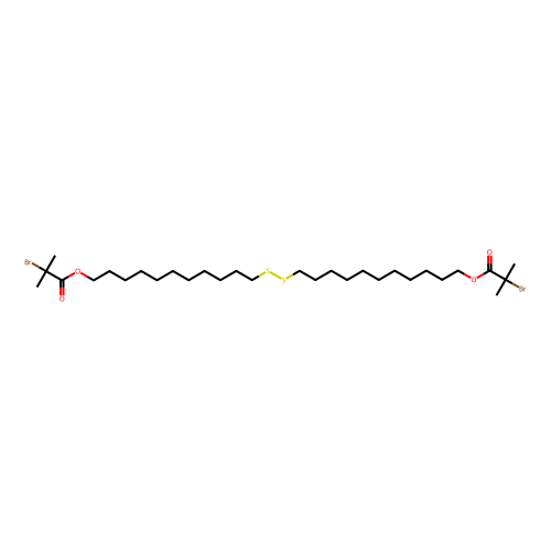 双[2-(2-溴异丁酰氧基)<em>十一</em><em>烷基</em>]二硫化物，402828-41-5，97%