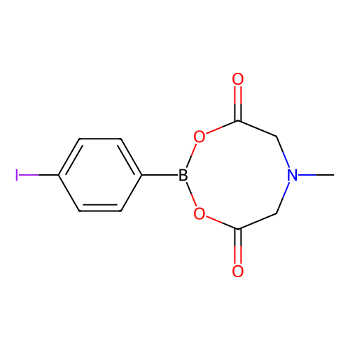 4-碘苯<em>硼酸</em> MIDA 酯(<em>含有数量</em><em>不等</em><em>的</em><em>酸酐</em>)，1257649-56-1，97%