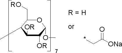 羧甲基-β-环<em>糊精</em>钠盐，DS ~7