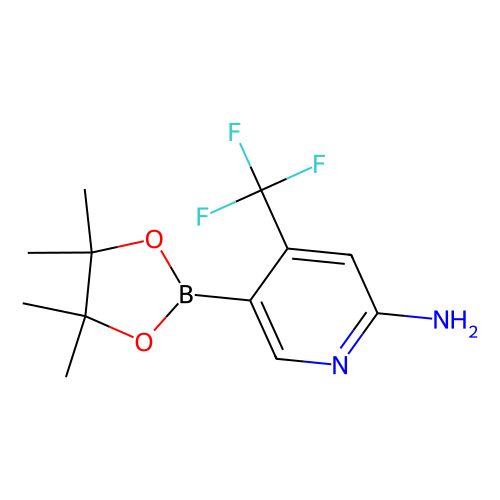 2-氨基-<em>4</em>-三氟甲基-5-吡啶硼酸嚬哪醇酯，<em>944401-57-4</em>，≥95.0%