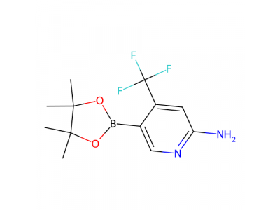 2-氨基-4-三氟甲基-5-吡啶硼酸嚬哪醇酯，944401-57-4，≥95.0%